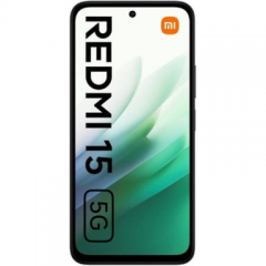 Xiaomi - Xiaomi Redmi 15 5G 4 GB 128 GB Negro - Batería 7000 mAh, Pantalla FHD+ 6,9", Cámara IA 50 Mpx - Nuevo