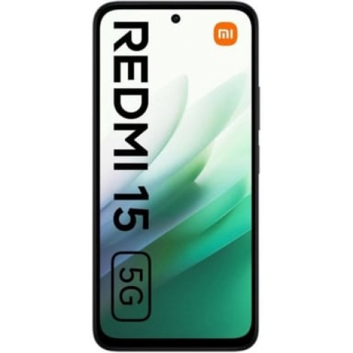 Xiaomi - Xiaomi Redmi 15 5G 4 GB 128 GB Negro - Batería 7000 mAh, Pantalla FHD+ 6,9", Cámara IA 50 Mpx - Nuevo