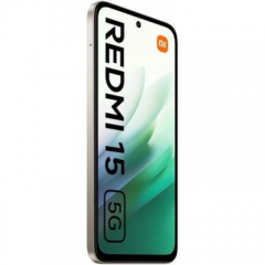 Xiaomi - Smartphone Xiaomi Redmi 15 5G 4 GB/128 GB Gris - Batería 7000 mAh, Pantalla FHD+ 6,9", Cámara Doble 50 Mpx - Nuevo